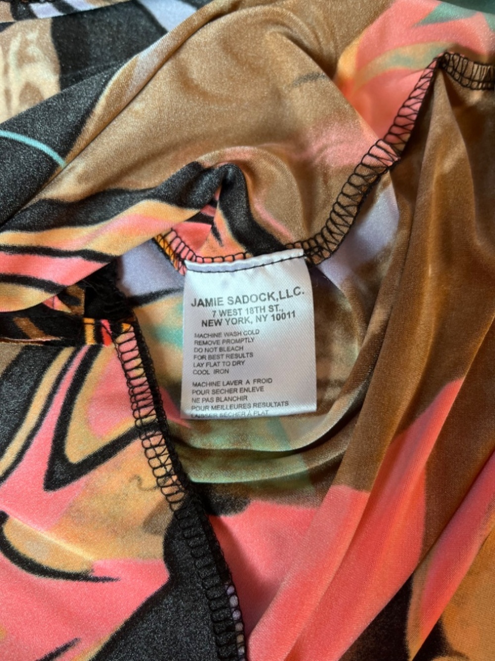 JAMIE SADOCK Stretch Athletic Casual Golf Dress Pocket Medium EUC⛳️ abstract - Picture 6 of 9